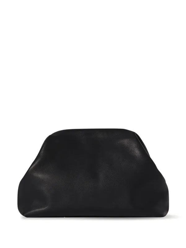 ハンドバッグ [The Row] Mira Clutch in Leather Mira Clutch Green in Leather – The Row