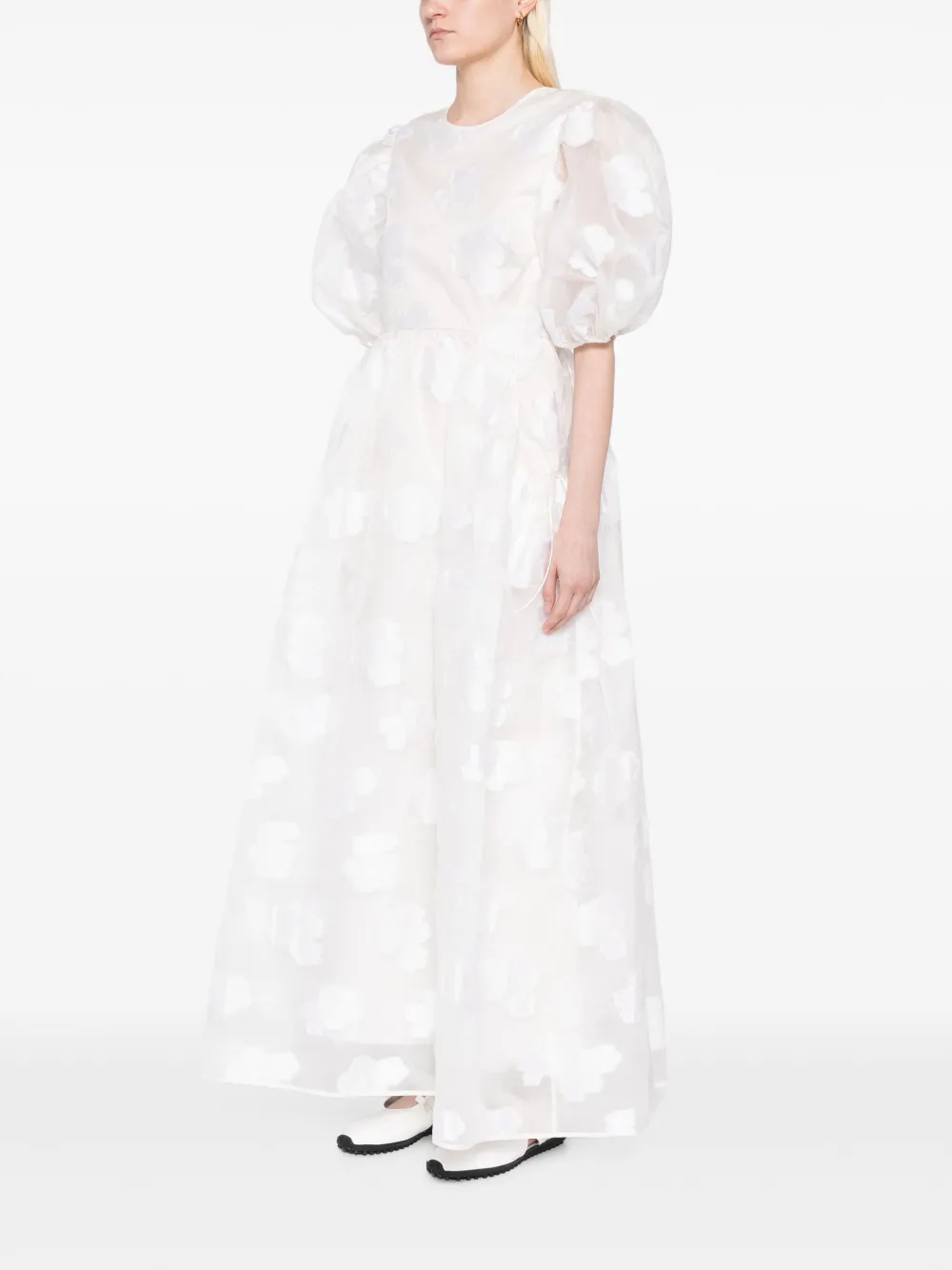 Cecilie Bahnsen Lola jurk Wit