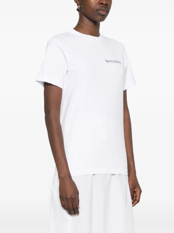 Sporty & Rich Drink More Water T-shirt | White | FARFETCH