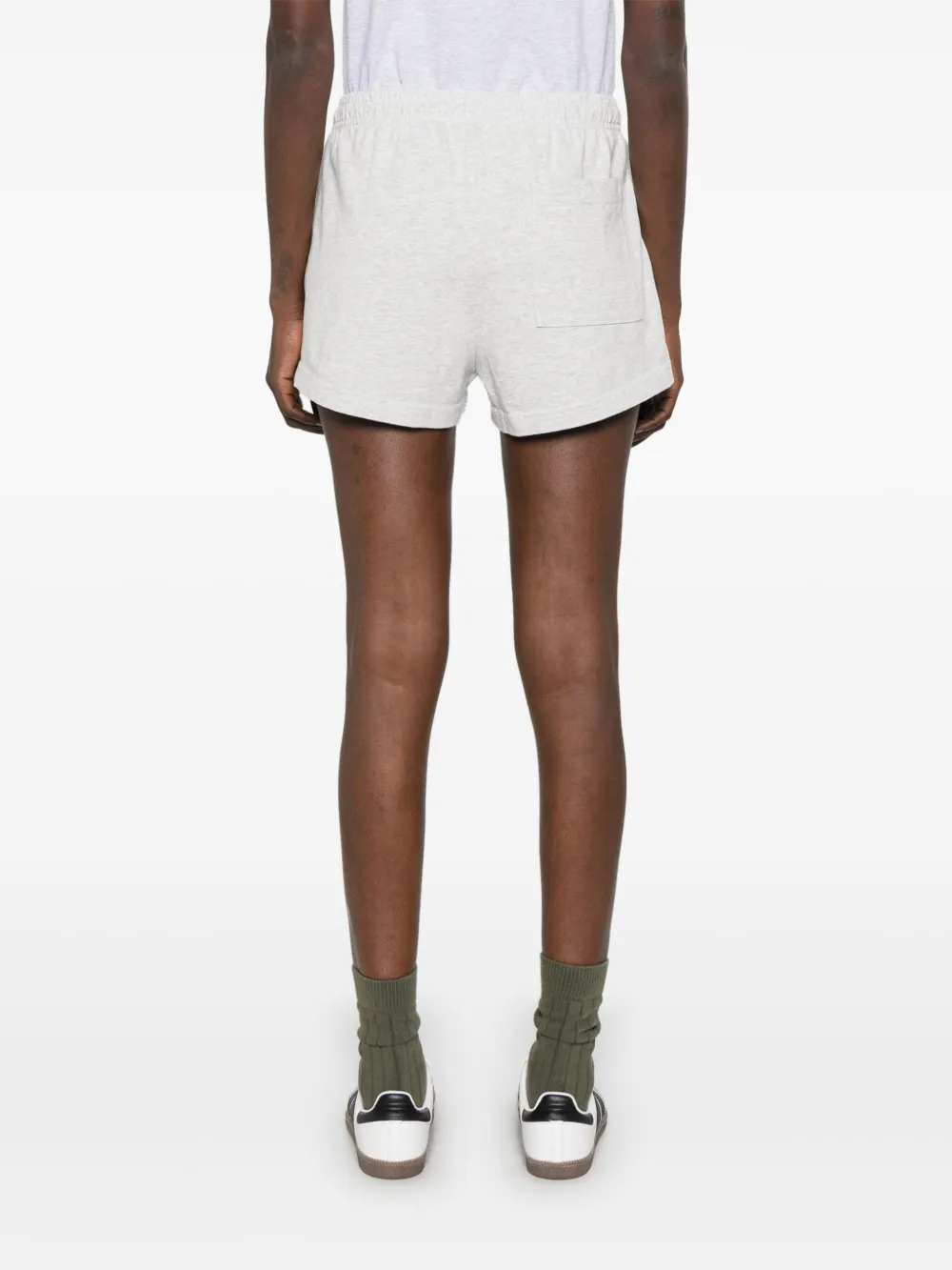 Sporty & Rich Varsity Crest shorts Grijs