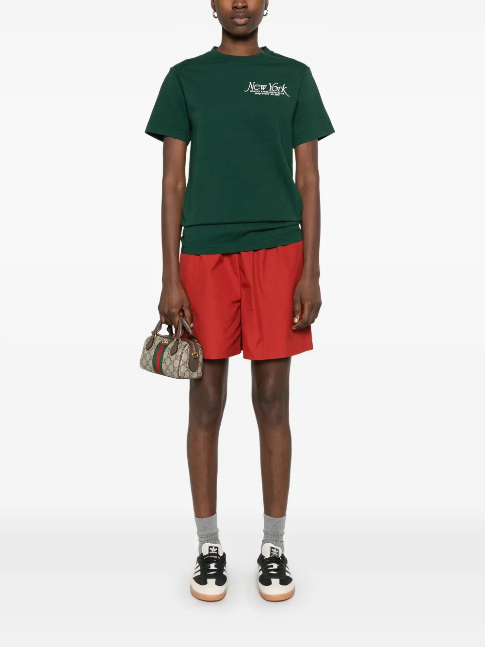 Sporty & Rich NY 94 T-shirt Groen