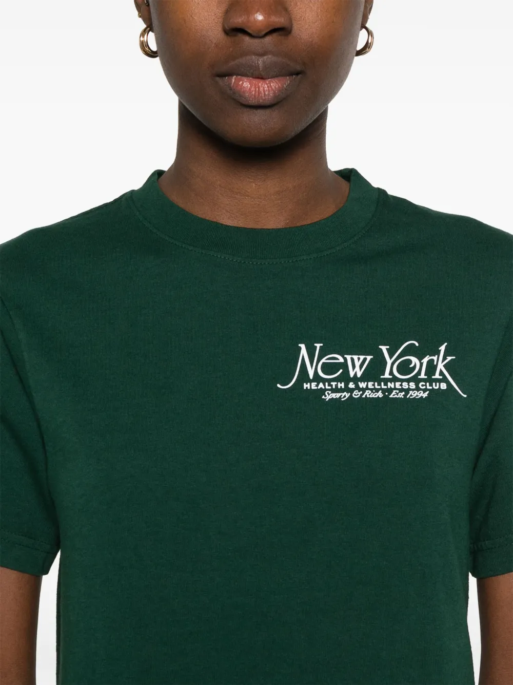 Sporty & Rich NY 94 T-shirt Groen