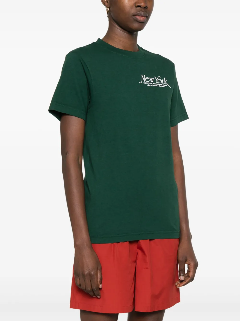 Sporty & Rich NY 94 T-shirt Groen