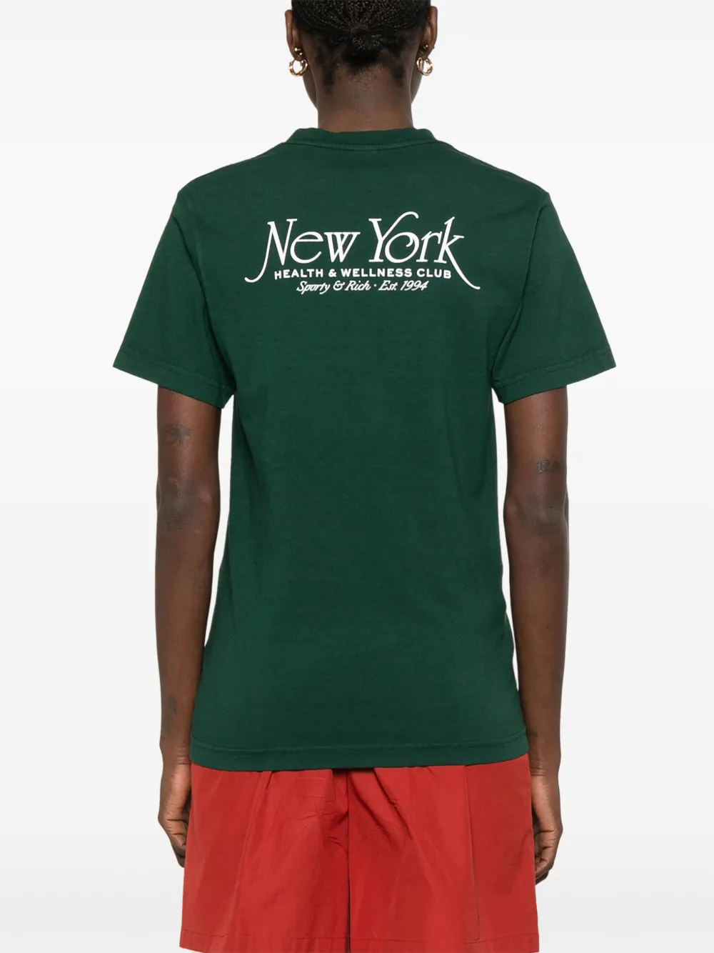 Sporty & Rich NY 94 T-shirt Groen