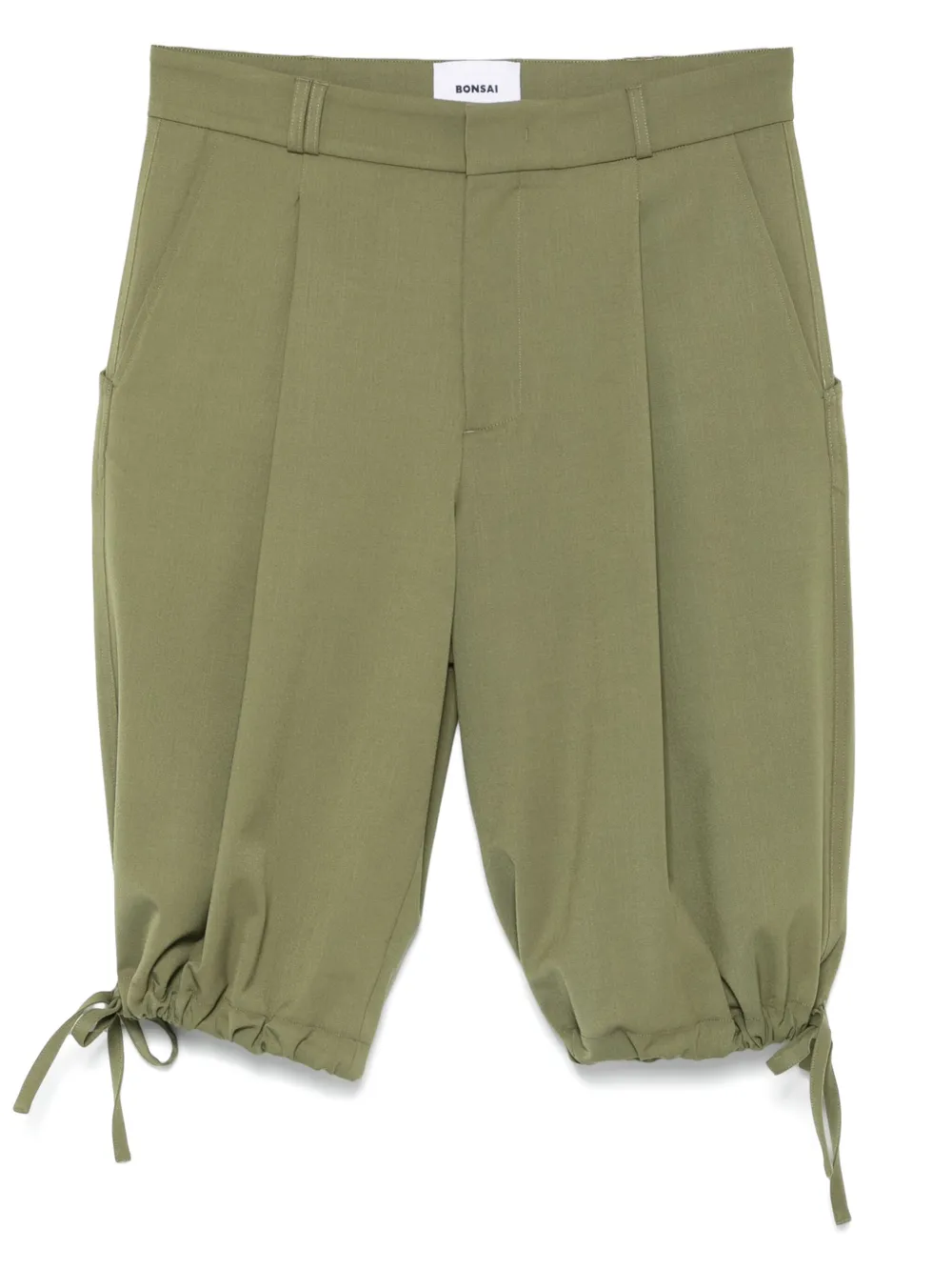 pleated shorts