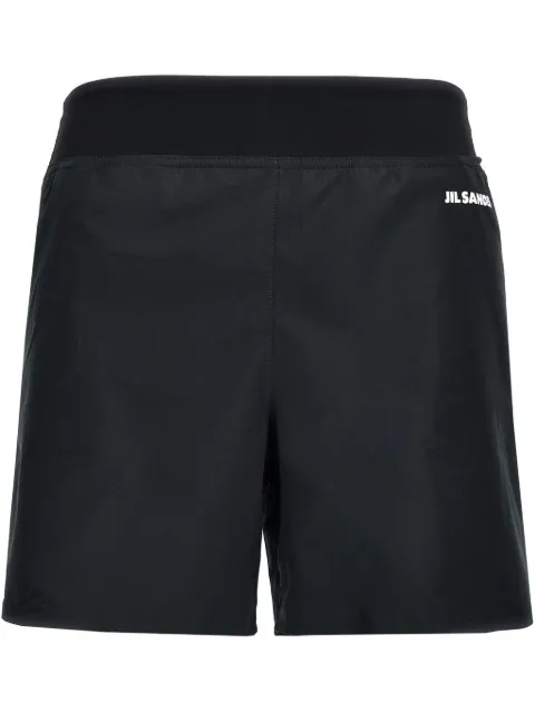JIL SANDER+ shorts con detalle del logo