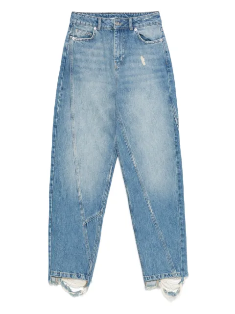 Halfboy boyfriend jeans con efecto envejecido