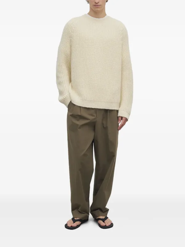 The Row Silas ワイドパンツ | グリーン | FARFETCH JP