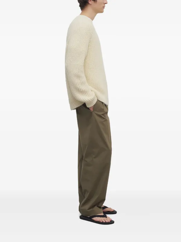 The Row Silas wide-leg Trousers | Green | FARFETCH AE