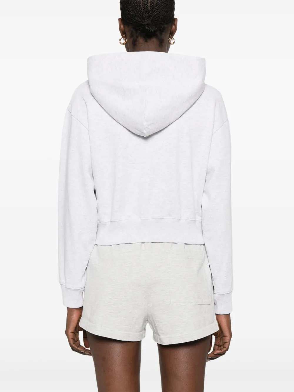 Sporty & Rich Varsity Crest hoodie Grijs