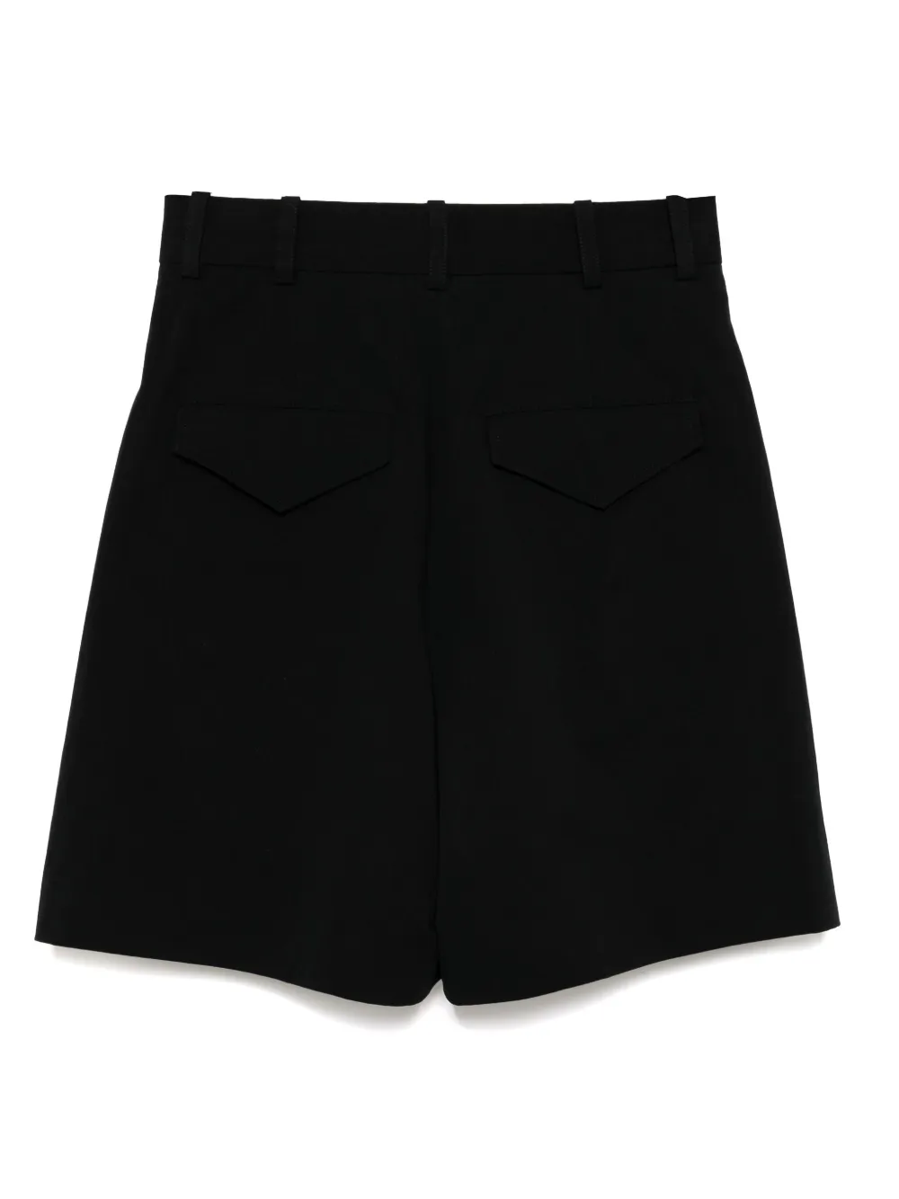 Jil Sander Katoenen shorts - Zwart