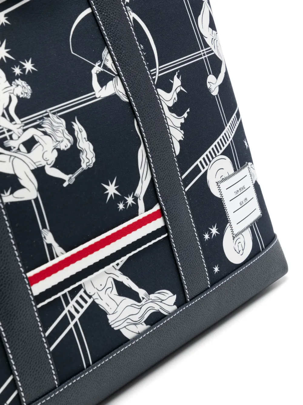Thom Browne Medium Tool shopper Blauw