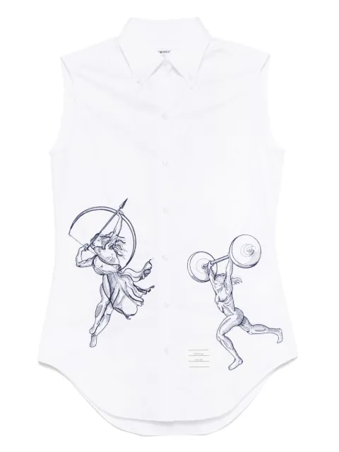 Thom Browne embroidered shirt