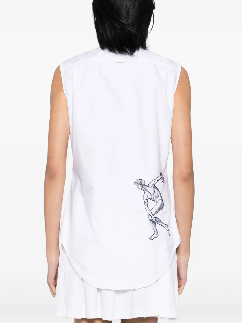 Thom Browne Blouse met borduurwerk Wit