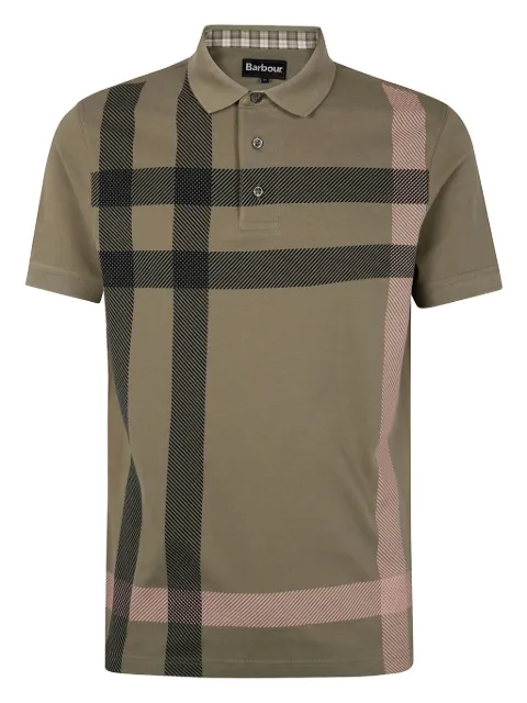 Barbour checked polo shirt 