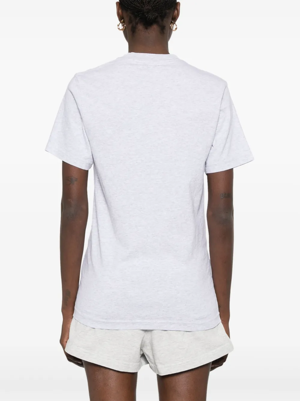 Sporty & Rich Varsity Crest T-shirt Grijs
