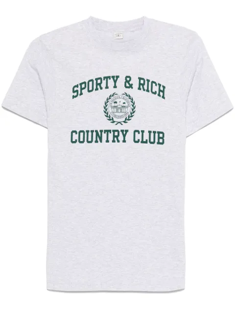 Sporty & Rich Varsity Crest T-shirt 