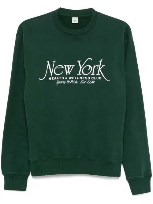 Sporty & Rich sweat NY 94 - Vert - Sporty & Rich - Modalova