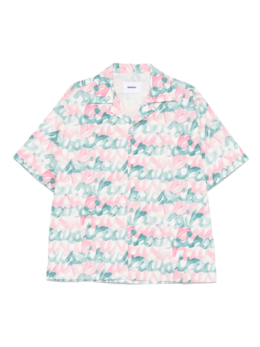 logo-print shirt