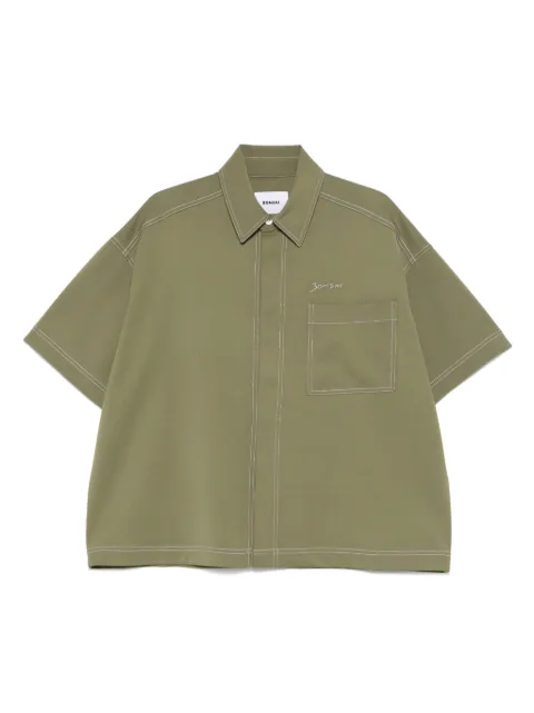 Bonsai contrast-stitching shirt
