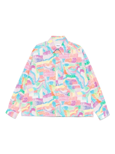 Bonsai camisa con estampado abstracto