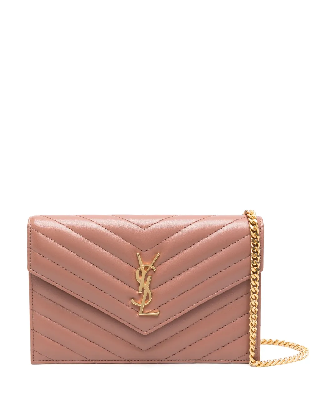 Saint Laurent Cassandre Envelope clutch bag | Pink | Image 1