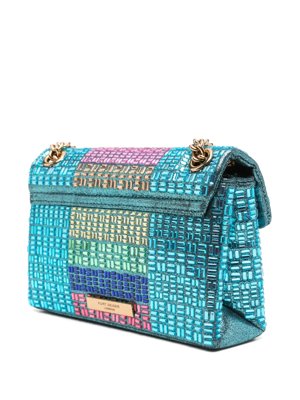 KURT GEIGER MINI KENSINGTON CRYSTAL SHOULDER BAG