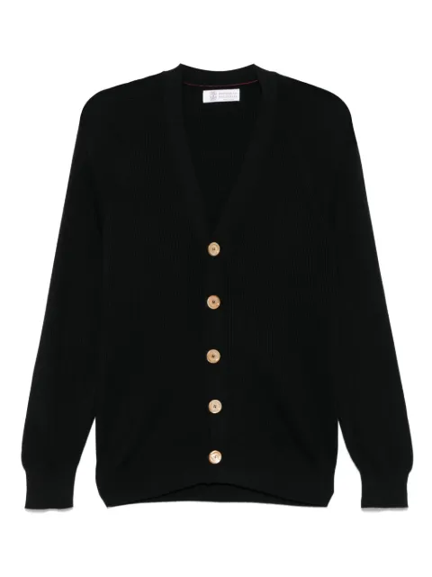 Brunello Cucinelli Cardigan a coste