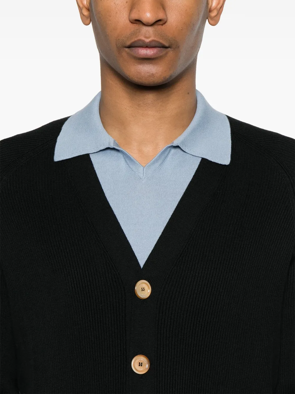 Brunello Cucinelli Geribbeld vest Zwart