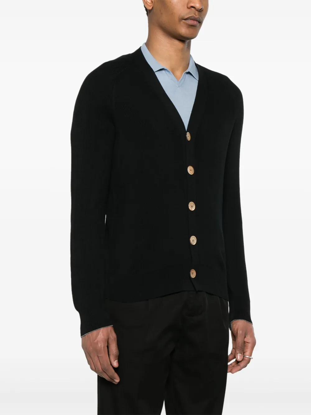Brunello Cucinelli Geribbeld vest Zwart