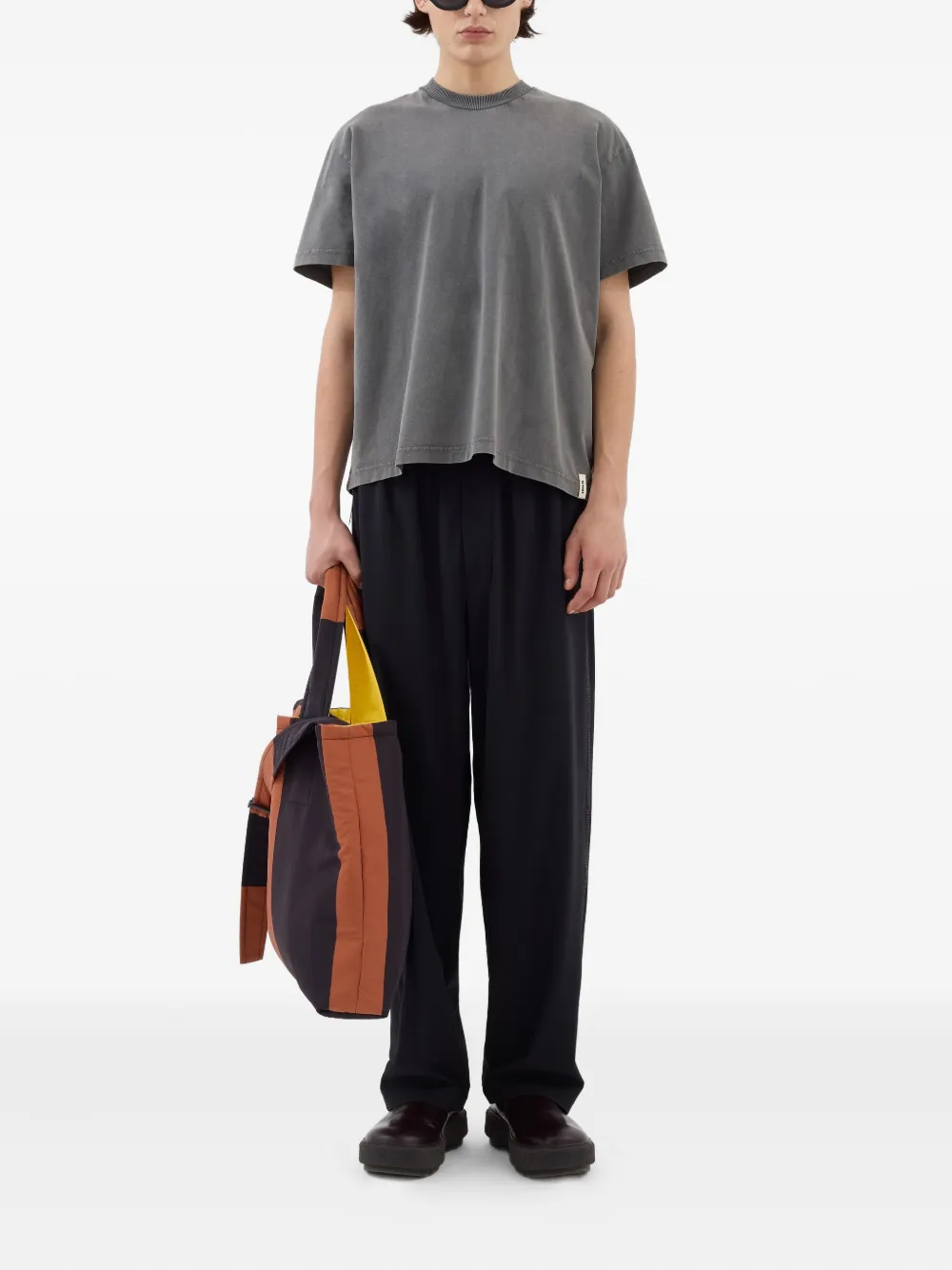 Sunnei cotton t-shirt Grijs