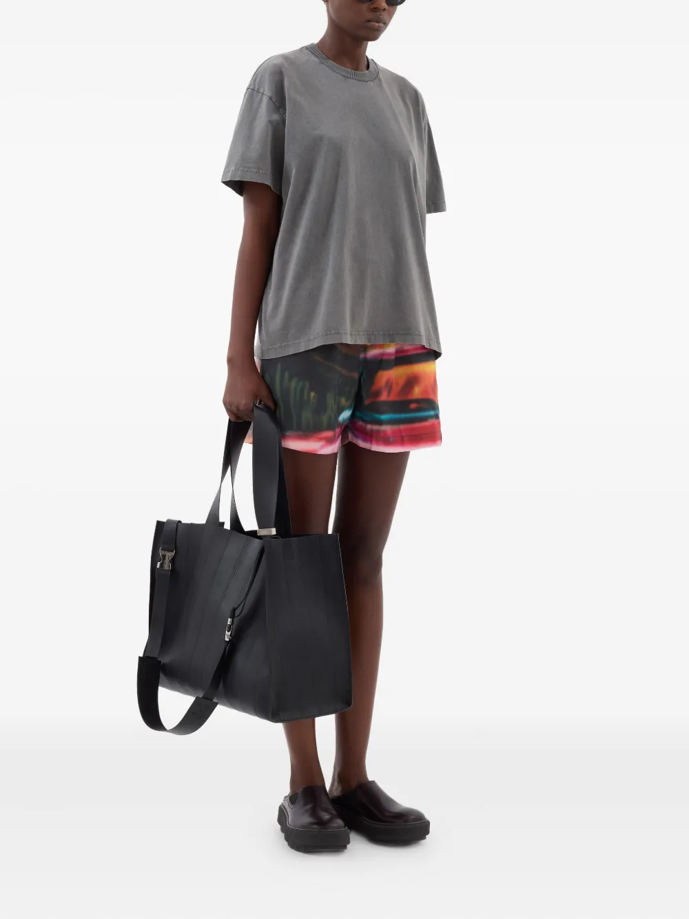 Sunnei cotton t-shirt Grijs
