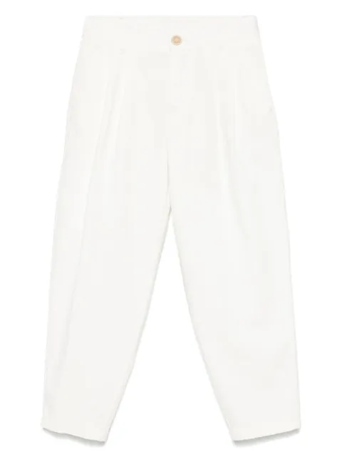 Eleventy Kids pleated tapered trousers 