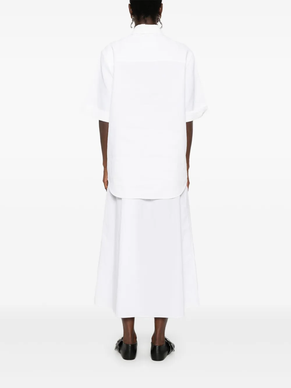 Jil Sander Linnen blouse Wit