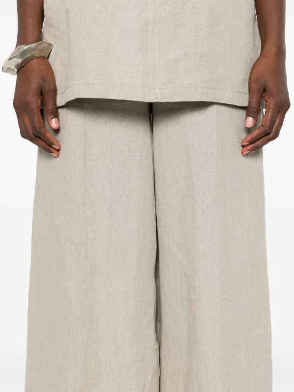 Max Mara Sequoia ワイドパンツ | ニュートラル | FARFETCH JP