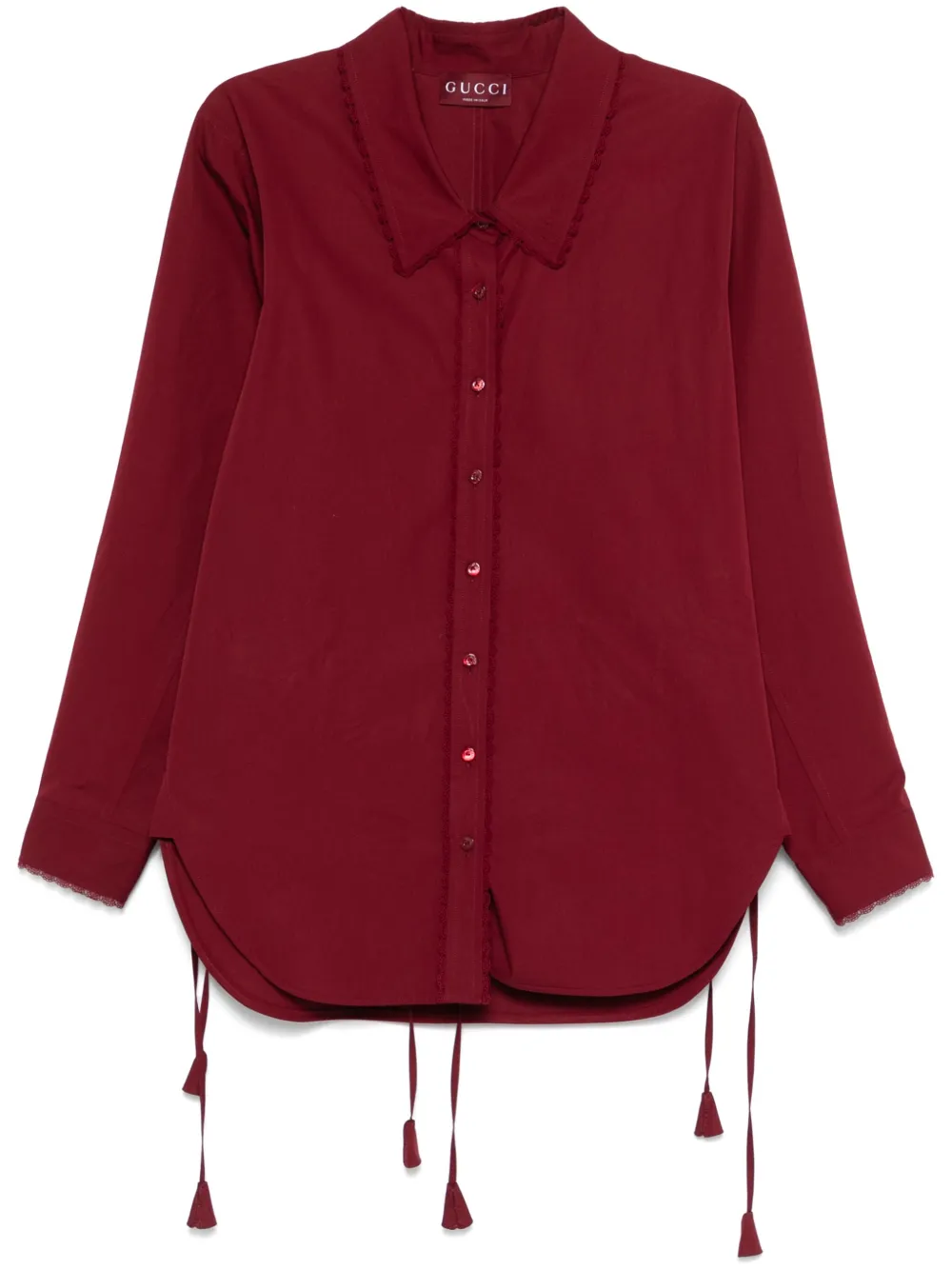 Gucci Katoenen blouse Rood