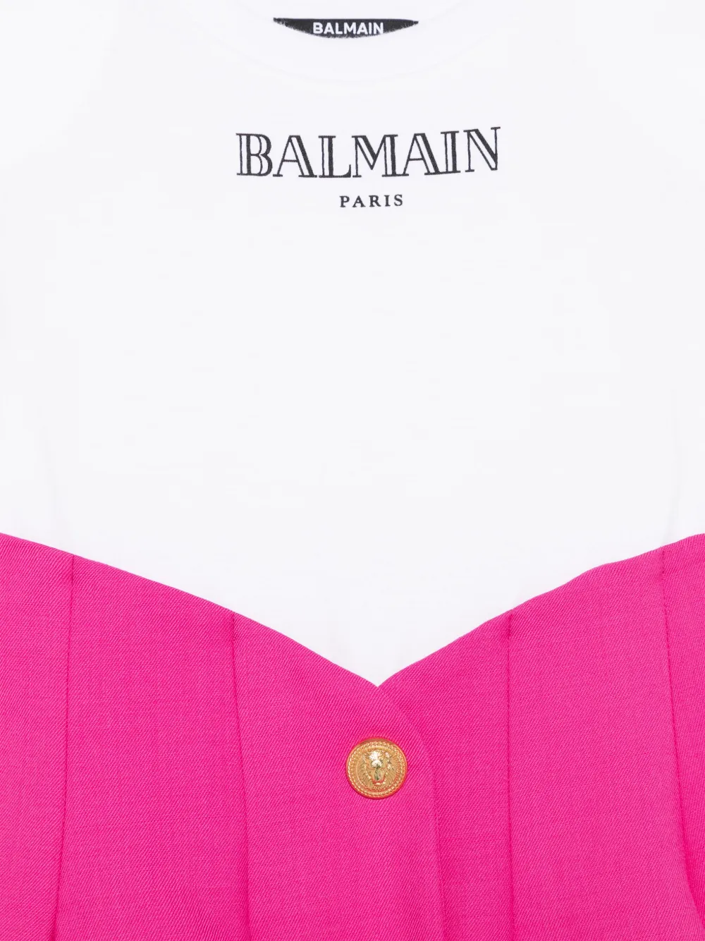 BALMAIN COLOUR-BLOCK DRESS 