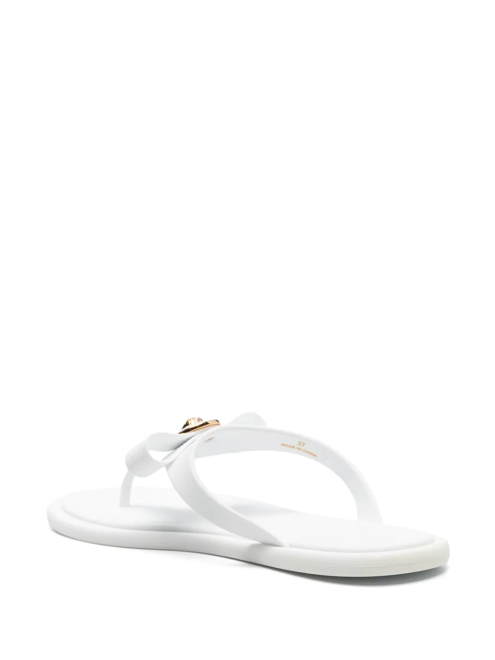 Versace Gianni Ribbon sandals White