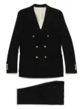 Eleventy double-breasted suit - Black