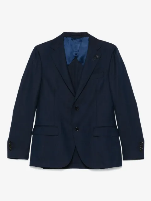 Lardini brooch-detail blazer