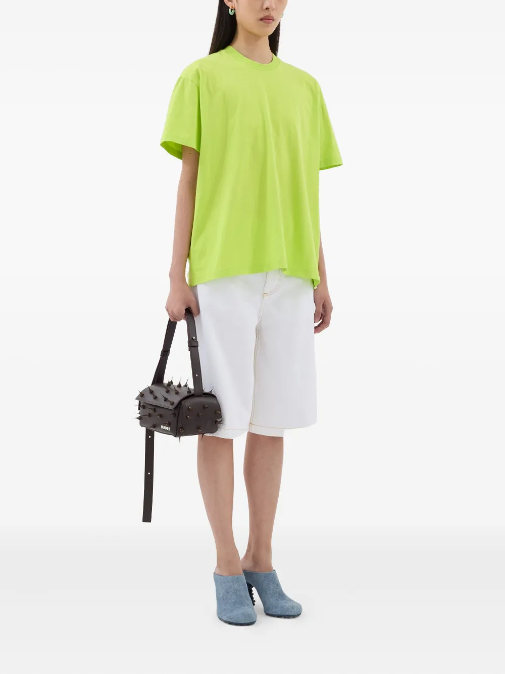 Sunnei Katoenen T-shirt Groen