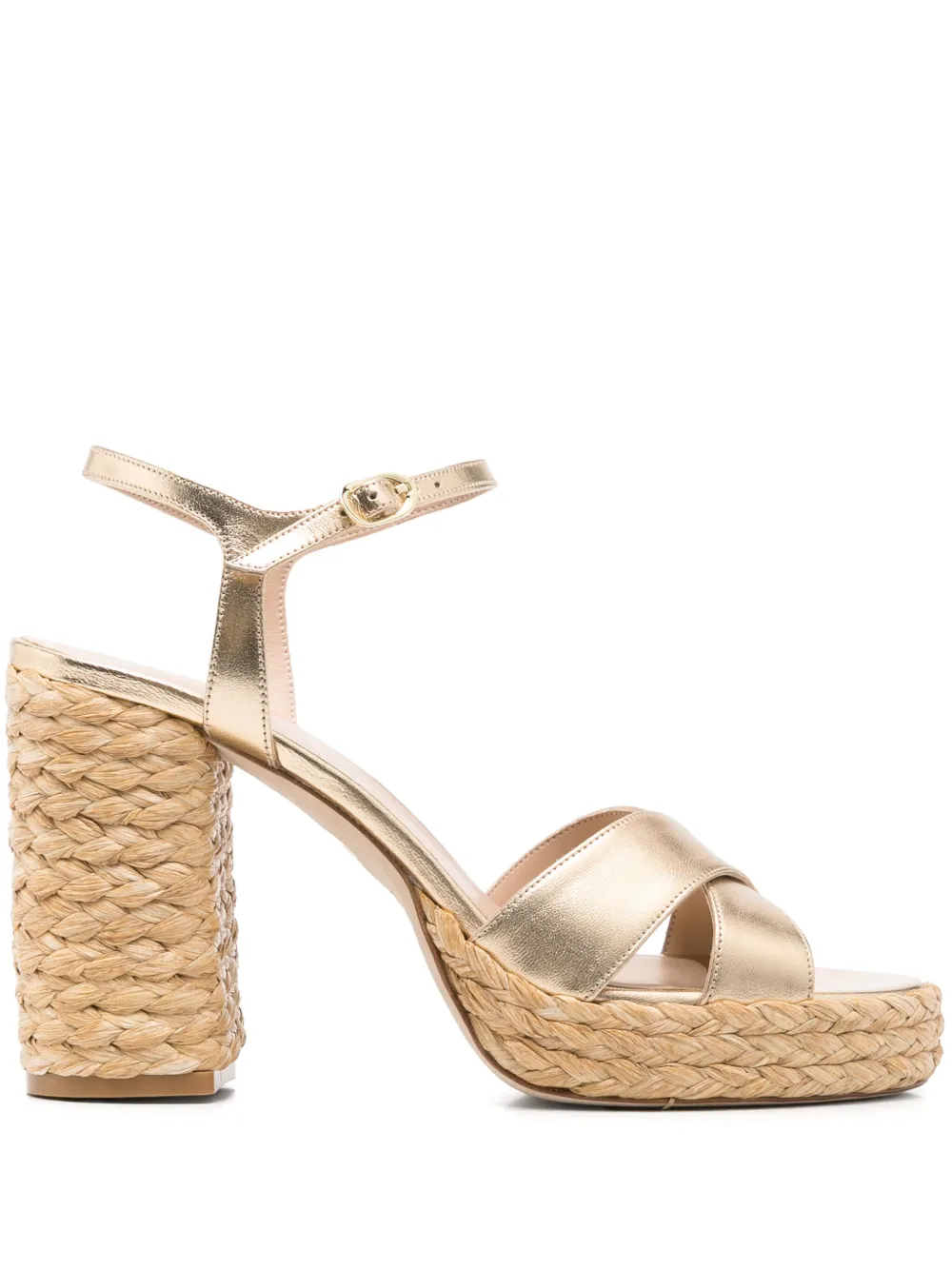 Stuart Weitzman 110mm Dayna sandals Gold