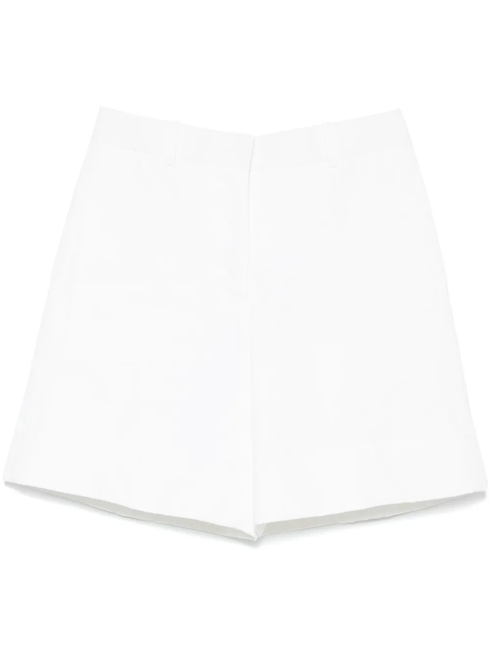 Jil Sander Linnen shorts Wit