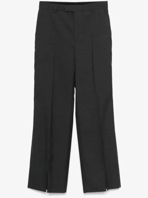 Gucci pantalones rectos con logo bordado