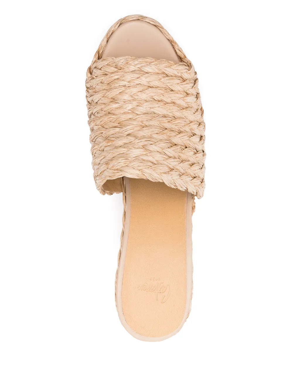 Castañer 90mm Jenna mules Neutrals