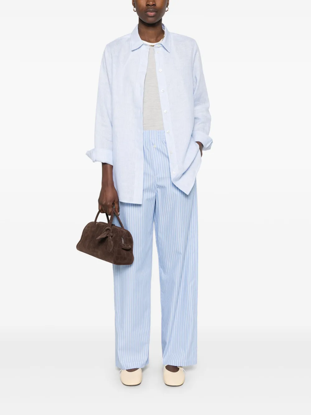 Riviera Gestreepte broek - Blauw