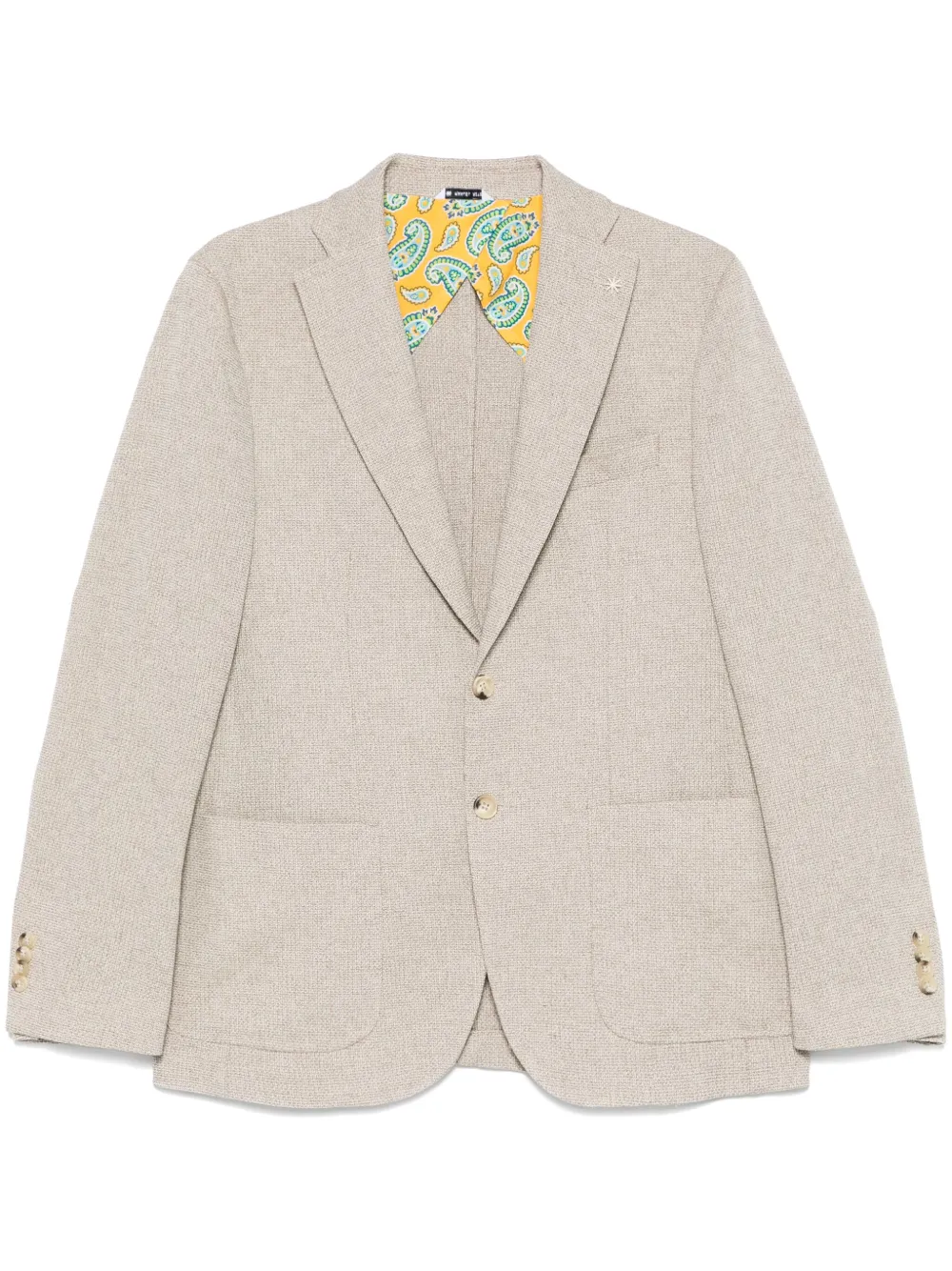 single-breasted blazer