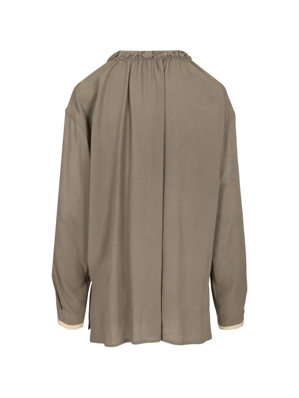 Durazzi Milano Tuniek met gesmockte hals Bruin