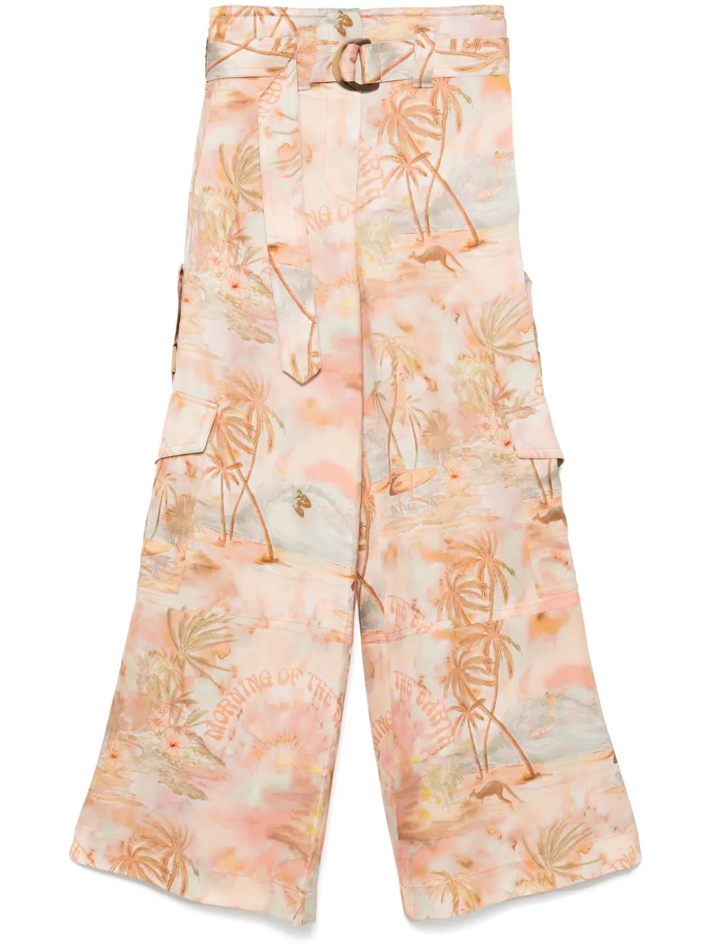 ZIMMERMANN  Illuminate cargo pants | Orange | Image 1