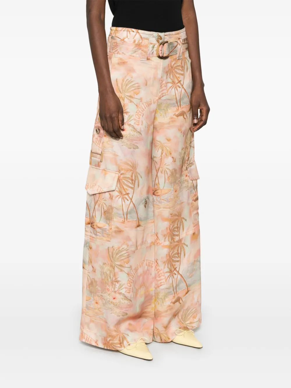 ZIMMERMANN Illuminate cargo broek Oranje